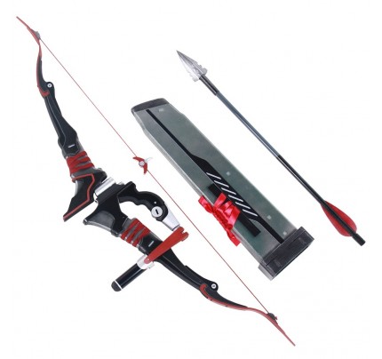 Overwatch OW Halloween Terror Hanzo Bow Arrow and Quiver Cosplay Props