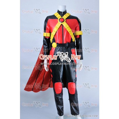 Young Justice Red Robin Tim Drake Cosplay Costume