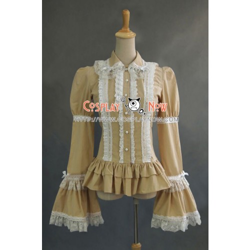 Victorian Lolita Reenactment Theatre Blouse Gothic Lolita Dress