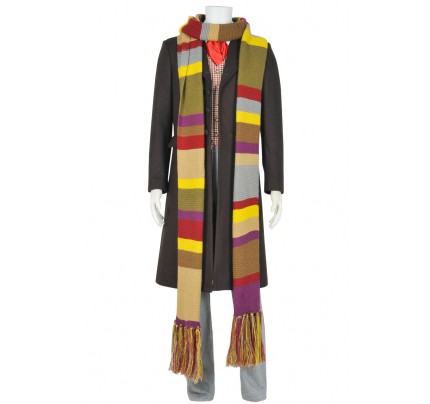 Doctor Who Fourth Dr Tom Baker Cosplay Costume