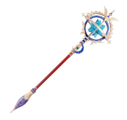 Fate Grand Order Caster Leonardo da Vinci Staff Cosplay Props