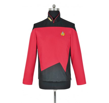 Star Trek: The Next Generation Cosplay Command Uniform Costume 