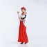 German Munich Oktoberfest Cosplay Maid Costume Festival Red Dress