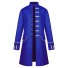 Historical Medieval Solid Fashion Steam Punk Vintage Overcoat Uniform