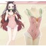 Demon Slayer Nezuko Kamado Swim Cosplay Costume Version 3