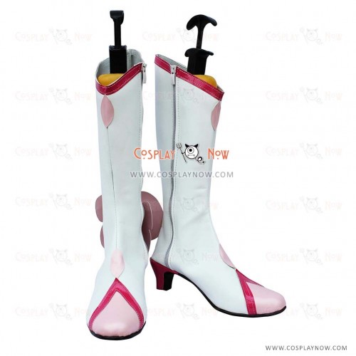 Pretty Cure Cosplay Shoes Cure Blossom White Boots