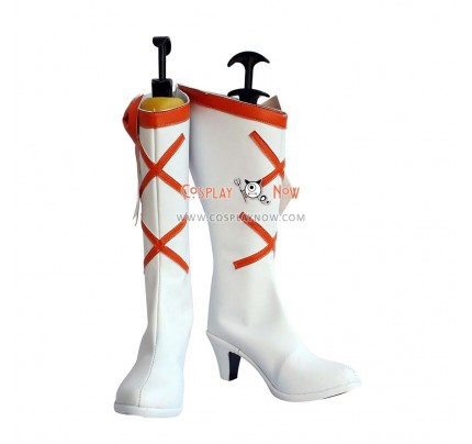 Pretty Cure Cosplay Shoes Heart Catch Cure Sunshine White Boots