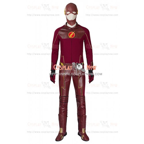 Barry Allen Costume For The Flash Cosplay Uniform New