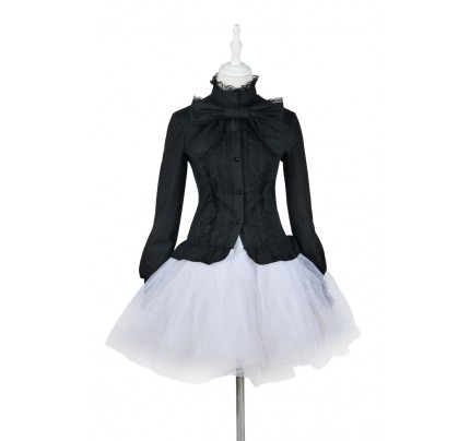 Lolita Dress Gothic Classical Black Blouse Cosplay Costume