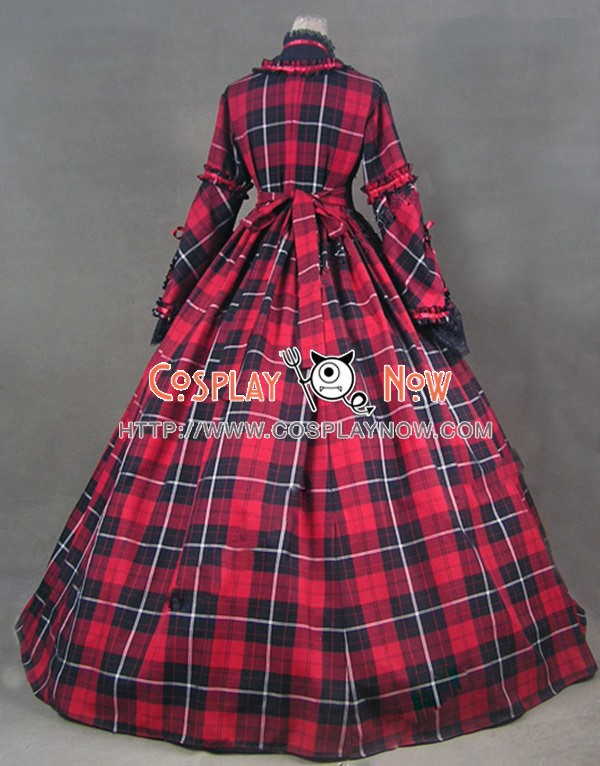 tartan ball gown