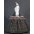 Dickens Country Plaid Tartan Victorian Gothic Ball Gown Period Lolita Dress Costume