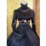 Victorian Gothic Lolita Brocade Black Dress Ball Gown Prom