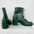 Shiny Green Sailor Moon Cosplay Shoes Kino Makoto Boots