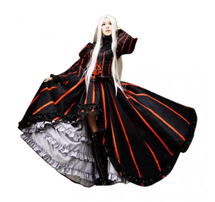 Fate Zero Cosplay Irisviel Von Einzbern Costume Black Dress