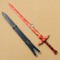 Sword Art Online Kirito Dark Repulsor in Fire Color Cosplay Props