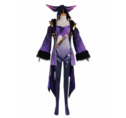 Genshin Impact Fatui Electro Cicin Mage Cosplay Costume