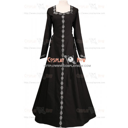 Medieval Renaissance Carnival Robe Estelle Black Lolita Dress