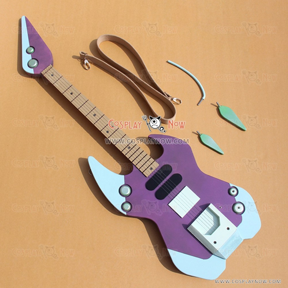 0549 39" Macross7 Nekki Basara Guitar Cosplay Prop 