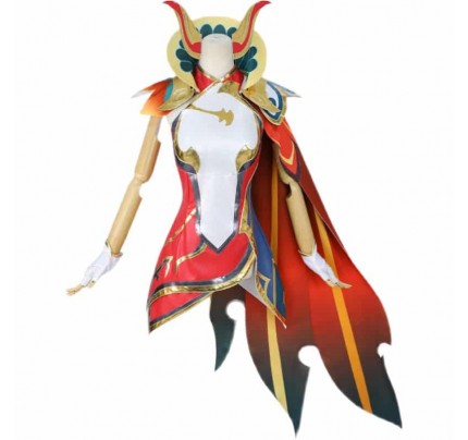 League Of Legends LOL Brave Phoenix Xayah Cosplay Costume