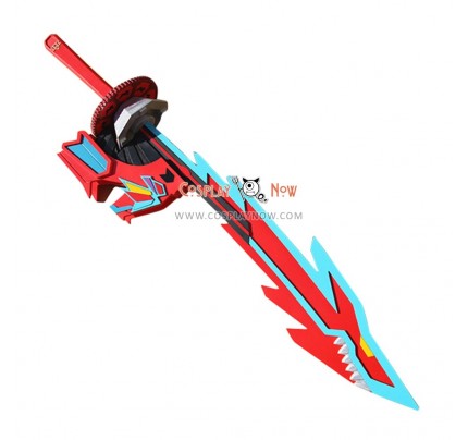 Power Rangers Samurai Shark Sword PVC Replica Cosplay Props