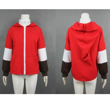 The Legend Of Zelda Link Red Jacket Cosplay Costume