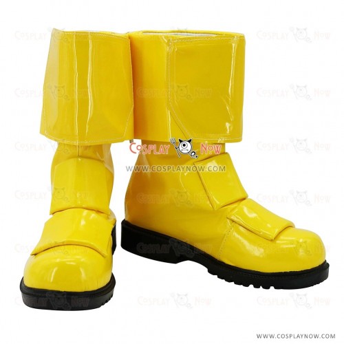 Juken Sentai Gekiranger Cosplay Shoes Ran Uzaki GekiYellow Boots