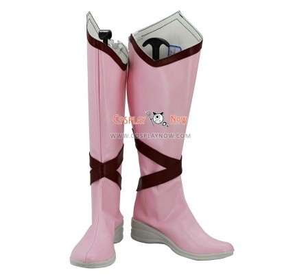 Puella Magi Madoka Magica Cosplay Shoes Kaname Madoka Pink Boots