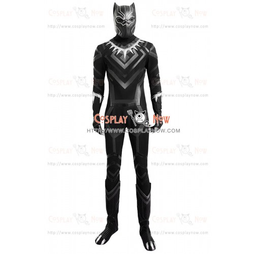Black Panther Costume For Captain America Civil War Cosplay Uniform