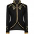 Historical Cosplay Royal Prince Costume Gold Embroidery Suit Jacket Coat