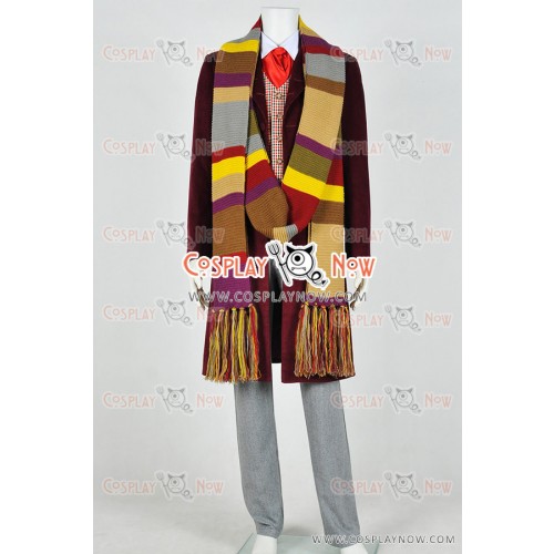 Doctor Who Tom Baker 4th Dr Cosplay Costume