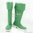 Cute High Earth Defense Club LOVE! Cosplay Shoes Atsushi Kinugawa Green Boots