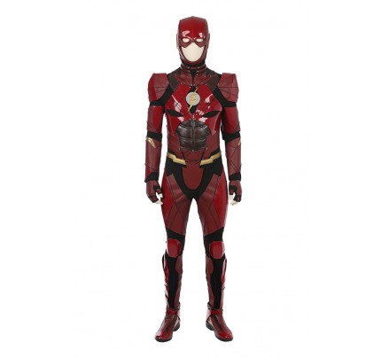 DC Justice League The Flash Barry Allen Cosplay Costume