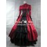 Victorian Corset Lolita Cosplay Red Dress Ball Gown