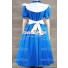 Alice In Wonderland Alice Cosplay Costume Blue