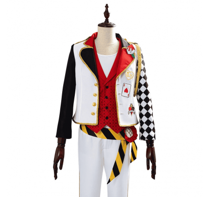 Game Twisted Wonderland Alice In Wonderland Theme Ace Uniform Cosplay Costume