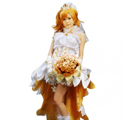Love Live LoveLive Cosplay Honoka Kōsaka Costume Wedding Dress