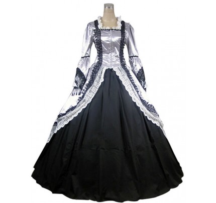 Marie Antoinette Victorian Wedding Dress Ball Gown Prom