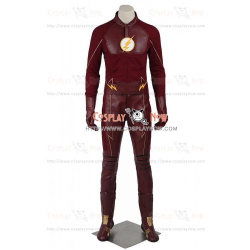 Barry Allen Costume For The Flash Season 2 Cosplay