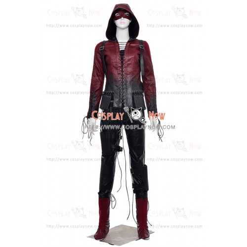 Queen Speedy Thea Costume For Green Arrow Red Arrow Cosplay