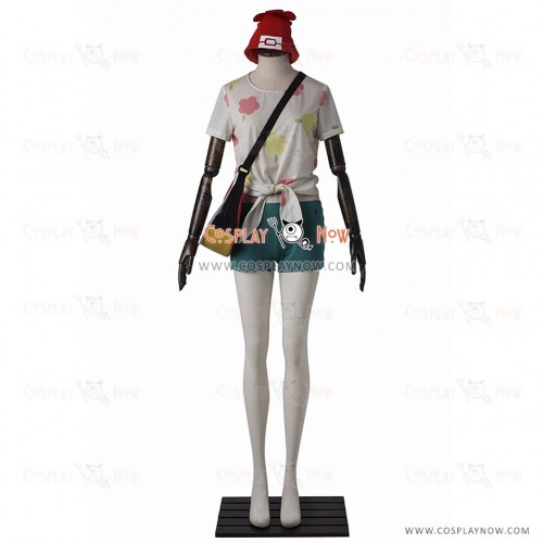 Female Protagonist Costume Cosplay Pokemon Sun and Moon