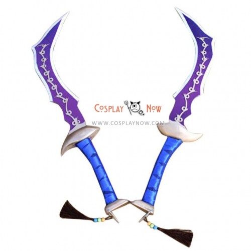 Dissidia Final Fantasy Zidane Double Swords PVC Cosplay Props