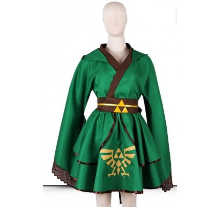 The Legend Of Zelda Link Female Cosplay Costume