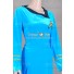 Star Trek Costume TOS The Female Duty Uniform Blue Dress