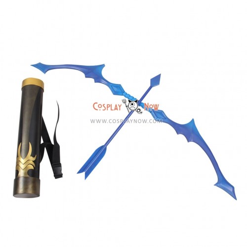 League of Legends Ashe Bow Arrow and Arrow Holder Cosplay Props