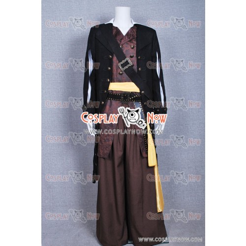 Pirates Of The Caribbean Cosplay Barbossa Costume Outfit