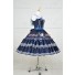 Lolita Dress Sweet Lolita Gothic Punk Jumper Skirt Navy Blue Sailor Cosplay Costume