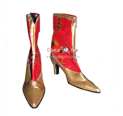 Dissidia Final Fantasy Cosplay Tina's Patterned High Heel Boots