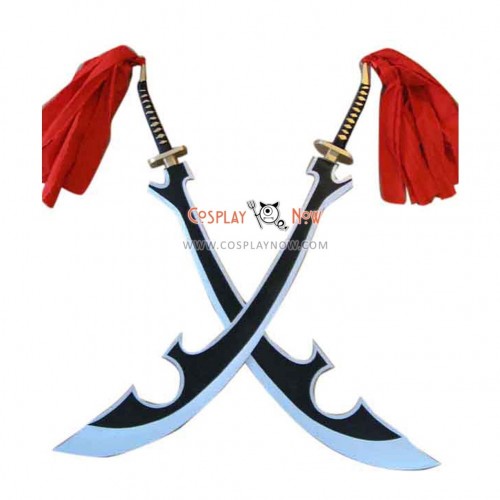 Bleach katenkyoukotsu Double Swords Cosplay Props