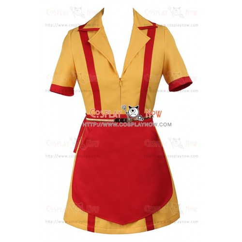 Max Black Caroline Wesbox Channing Costume For 2 Broke Girls Cosplay