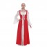 Square Collar Medieval Renaissance Vintage Dress Christmas